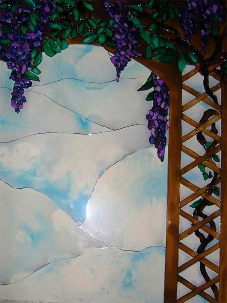 Pittura e decorazione su vetro
